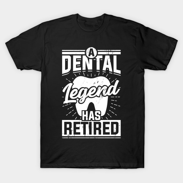 Retired Dentist Dental Surgeon Retirement Gift T-Shirt by Dolde08